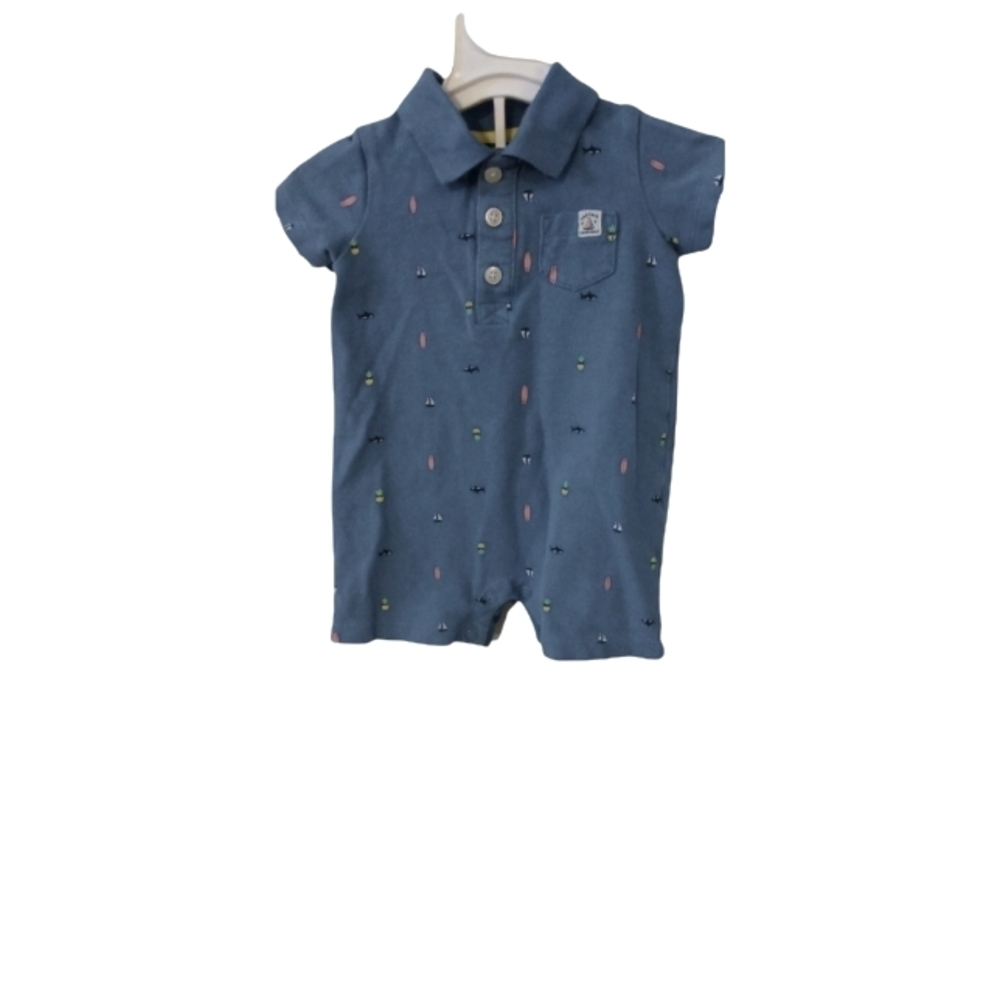 Carter's "Captain Adorable" Boy's Nautical themed Snap Outfit 6months